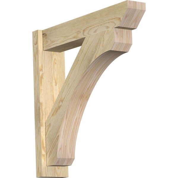 Ekena Millwork Legacy Slat Rough Sawn Outlooker, Douglas Fir, 6"W x 28"D x 28"H OUT06X28X28LEC06RDF - main